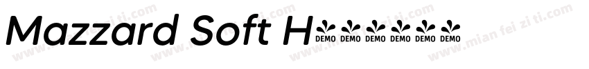 Mazzard Soft H字体转换